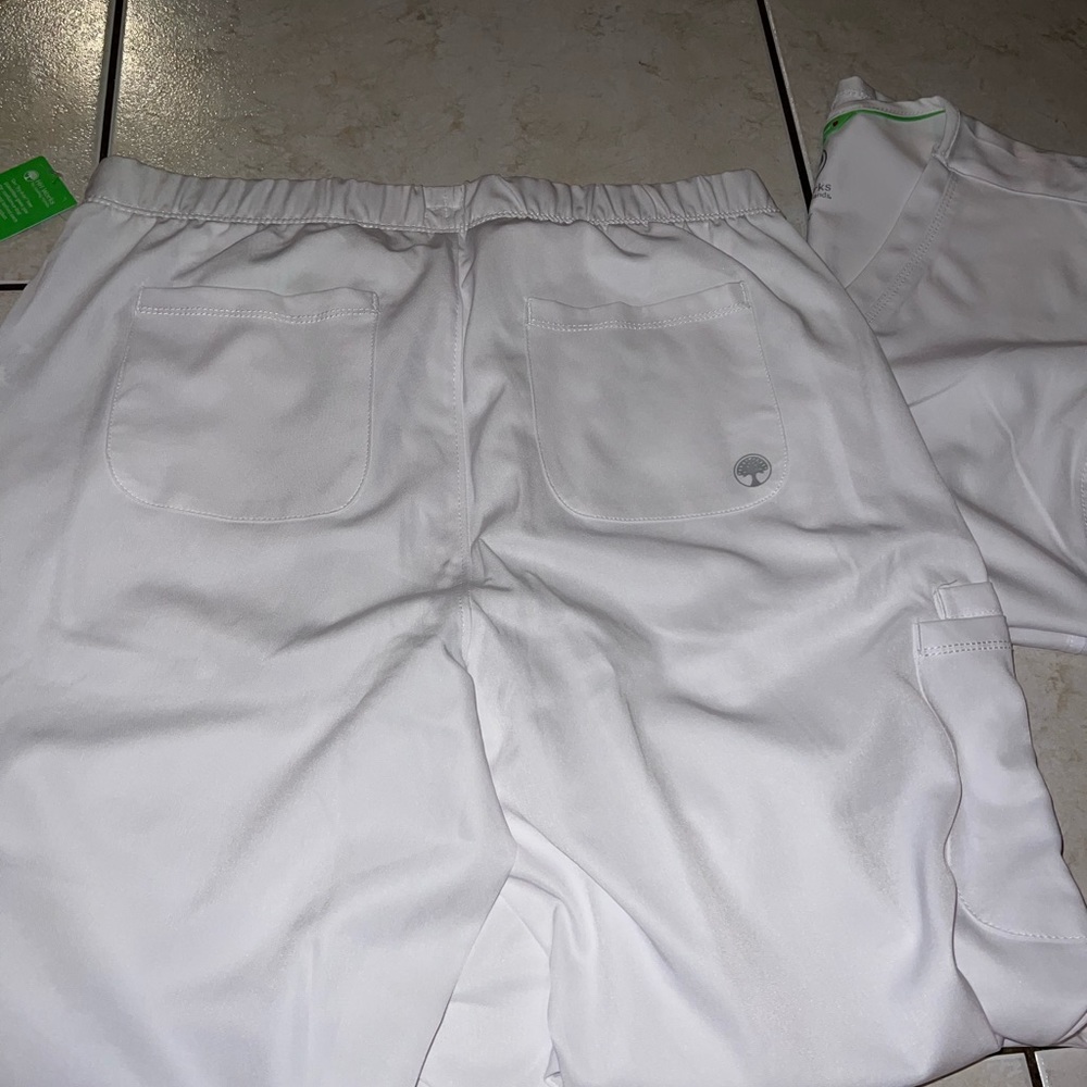 Hhworks purple label white scrubs